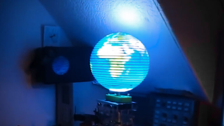 POV Globe showing earth